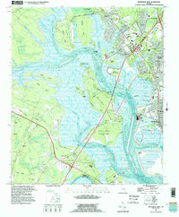 1990s Maps of Benedict, GA | Pastmaps